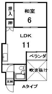 ルポール麩屋町【301号室】の間取り