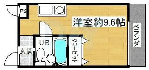 竹田マンション【3階】の間取り