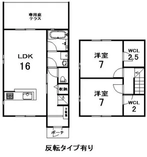 サープラス・コート【1階】の間取り