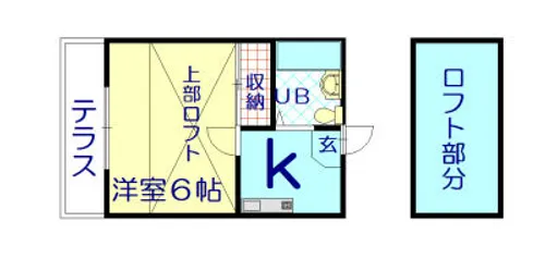 メゾン・デュ・ソレイユ【108号室】の間取り