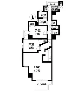 カ・ドーロ ムロガ【4A号室】の間取り