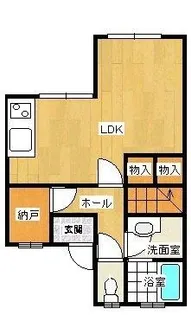 春日ハイツ【5号室】の間取り