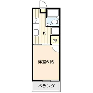 コーポオオバ【103号室】の間取り