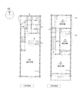 愛知県名古屋市熱田区明野町【一戸建】の間取り