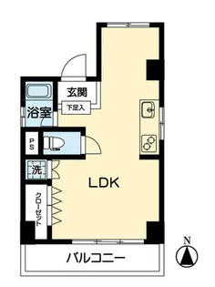 コーポミネ【301号室】の間取り