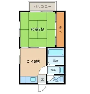 コーポMT弐番館【201号室】の間取り
