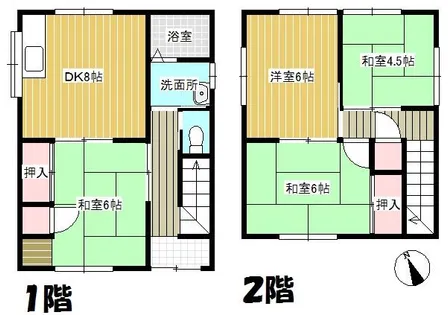 兵庫県姫路市白浜町【一戸建】の間取り