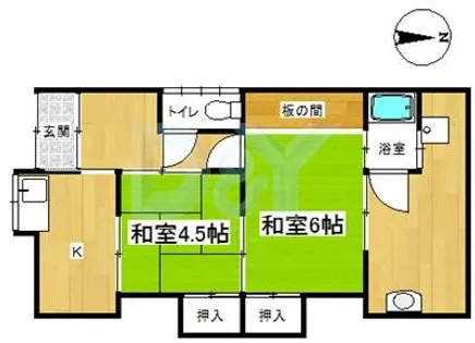 京都府京都市伏見区向島立河原町【一戸建】の間取り