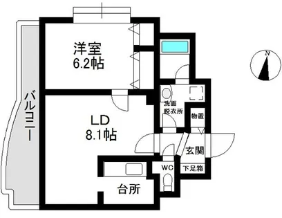 グランシード【703号室】の間取り