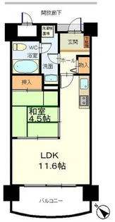 琵琶湖アーバンリゾートⅠ番館【5階】の間取り
