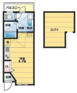 エル・サッスーンYASHIRO【103号室】の間取り