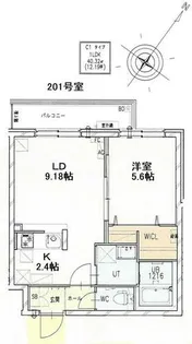 M.Live TAKIKAWA【2階】の間取り