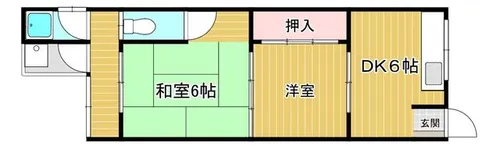 ダイコーハイツ【4階】の間取り