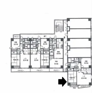 ヴェルテコート南栄【201号室】の間取り