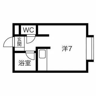 サザンポートⅡ【102号室】の間取り