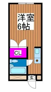 原山ハイツ【305号室】の間取り