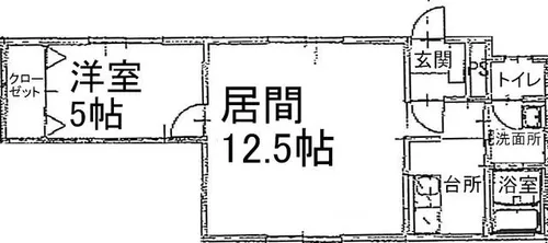 サンフラワーⅢ【312号室】の間取り