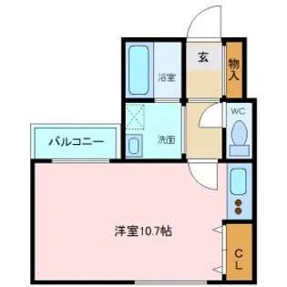 シルクルーム7番館【101号室】の間取り