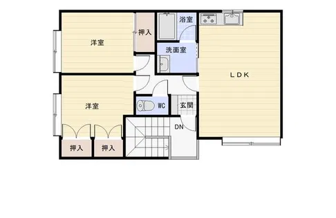 ブロス510【3F号室】の間取り