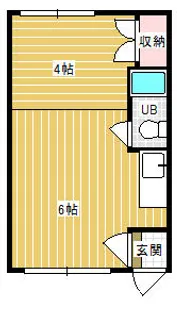 ハイツアシノ【201号室】の間取り