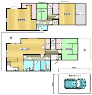 兵庫県神戸市長田区鶯町1丁目【一戸建】の間取り