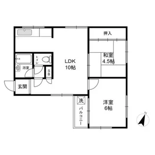 祖川マンション【3階】の間取り