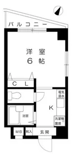 エルメゾン割塚【4階】の間取り