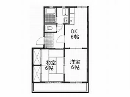 ヴェルデ・ジャルディーノ B棟【B-102号室】の間取り