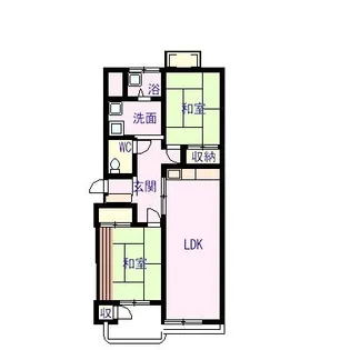 ピアシティ東和春日【403号室】の間取り