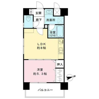 D・presents Ⅱ【303号室】の間取り