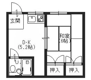 冨田ビル【2階】の間取り