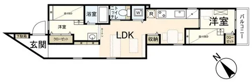 モジュールH【2階】の間取り