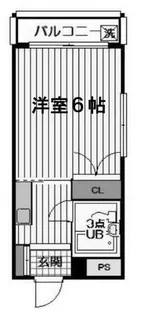 エクセランス湊川公園【4階】の間取り