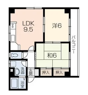 ロイヤル三宝【2階】の間取り