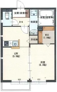ベルメゾン【1階】の間取り
