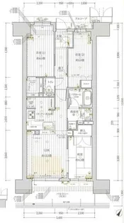 ワコーレ神戸三宮トラッドタワー【5階】の間取り