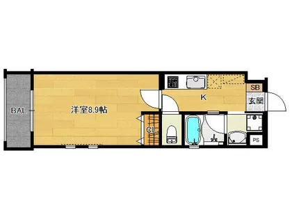 Westy Loin【2階】の間取り