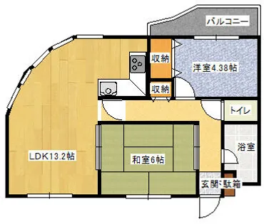 兵庫県加東市多井田【マンション】の間取り