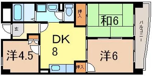ステーブル荒木【3階】の間取り