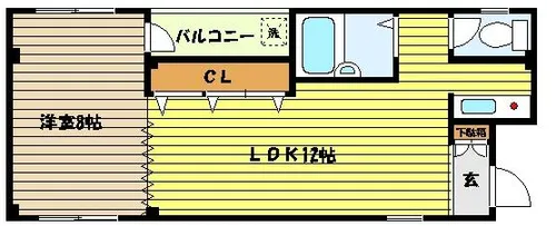 マドレー【2階】の間取り