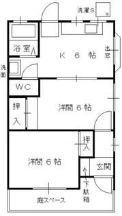 神田ハイツ【101号室】の間取り