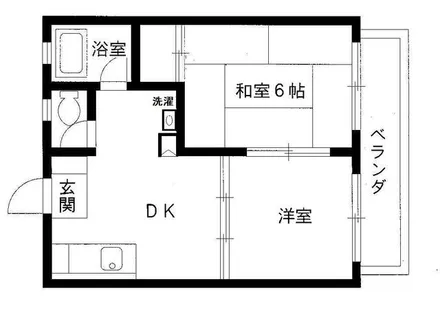 チェリ-ハイツ【202号室】の間取り