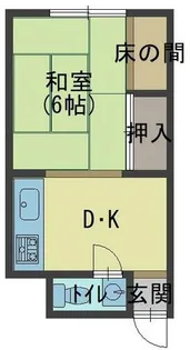 ヴィラ大正【305号室】の間取り