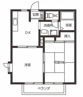 夙川イングス【103号室】の間取り