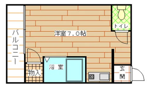 大阪府大阪市淀川区十三本町2丁目【マンション】の間取り