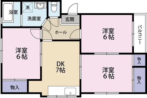 エステート若宮【2階】の間取り