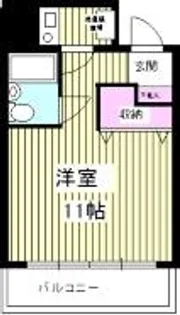 ラフィネ新栄【6階】の間取り
