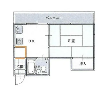 廣瀬マンション【3階】の間取り