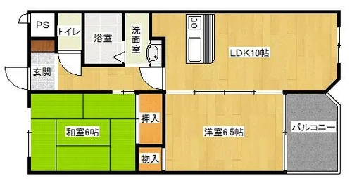 ウィルステージ霧ヶ丘【13階】の間取り