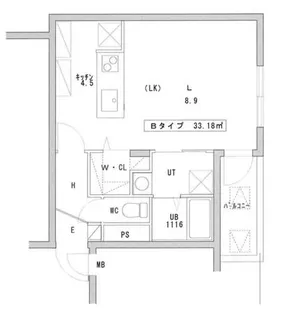 アスウェル美園フレット【2階】の間取り